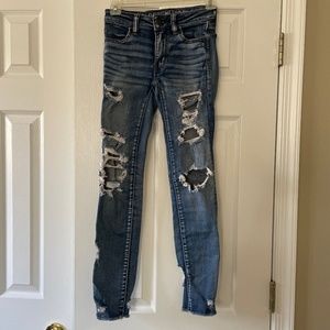 American Eagle distressed jeans